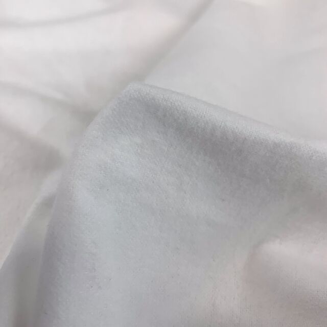 Winceyette Plain - White