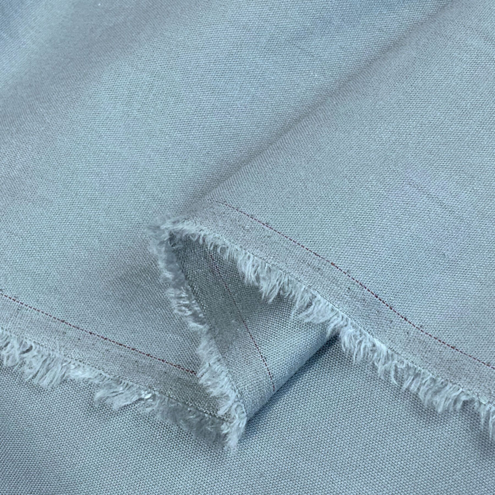 Viscose Linen Blend Stretch Dressmaking Fabric - Sky