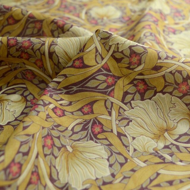 Pima Cotton Lawn - Morris - Ochre