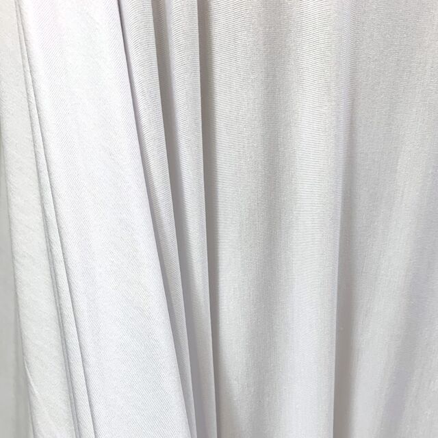 Remnant - Viscose Jersey - White (2m)