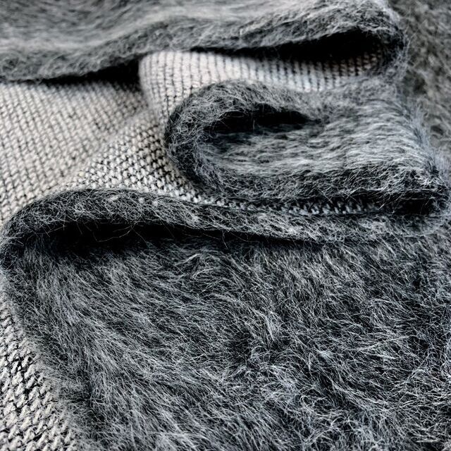 Faux Mohair - Grey
