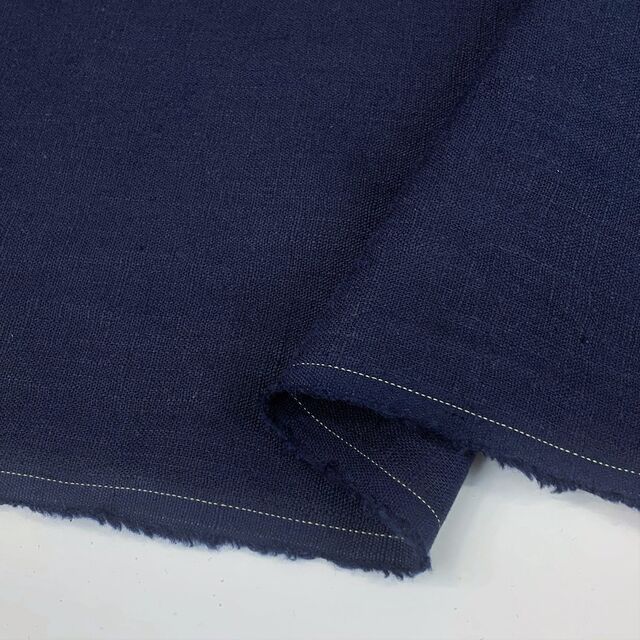 Remnant - Pure Linen - Navy (75cm)