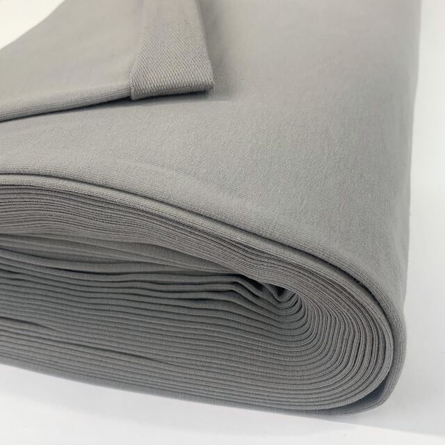 Organic Plain French Terry - Light Grey