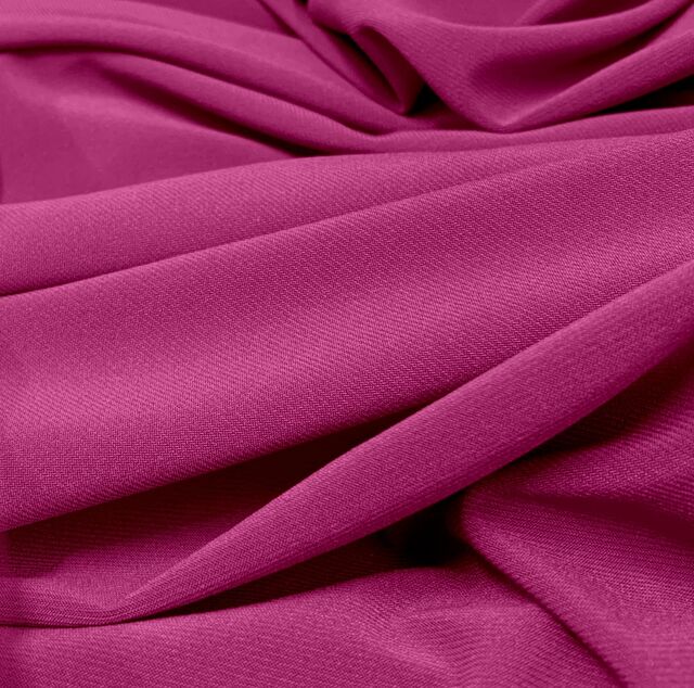 JK - Ritual - Fuchsia - Purple Colour ITY Jersey Fabric John Kaldor - Fold
