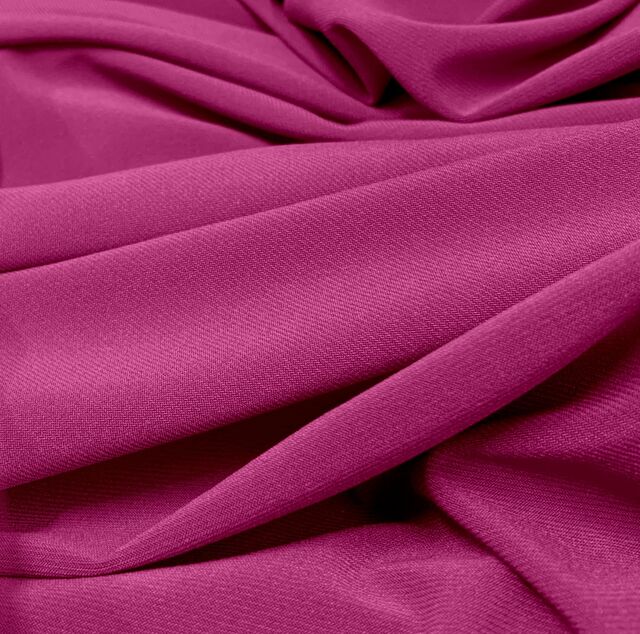 JK - Ritual - Fuchsia - Purple Colour ITY Jersey Fabric John Kaldor - Fold