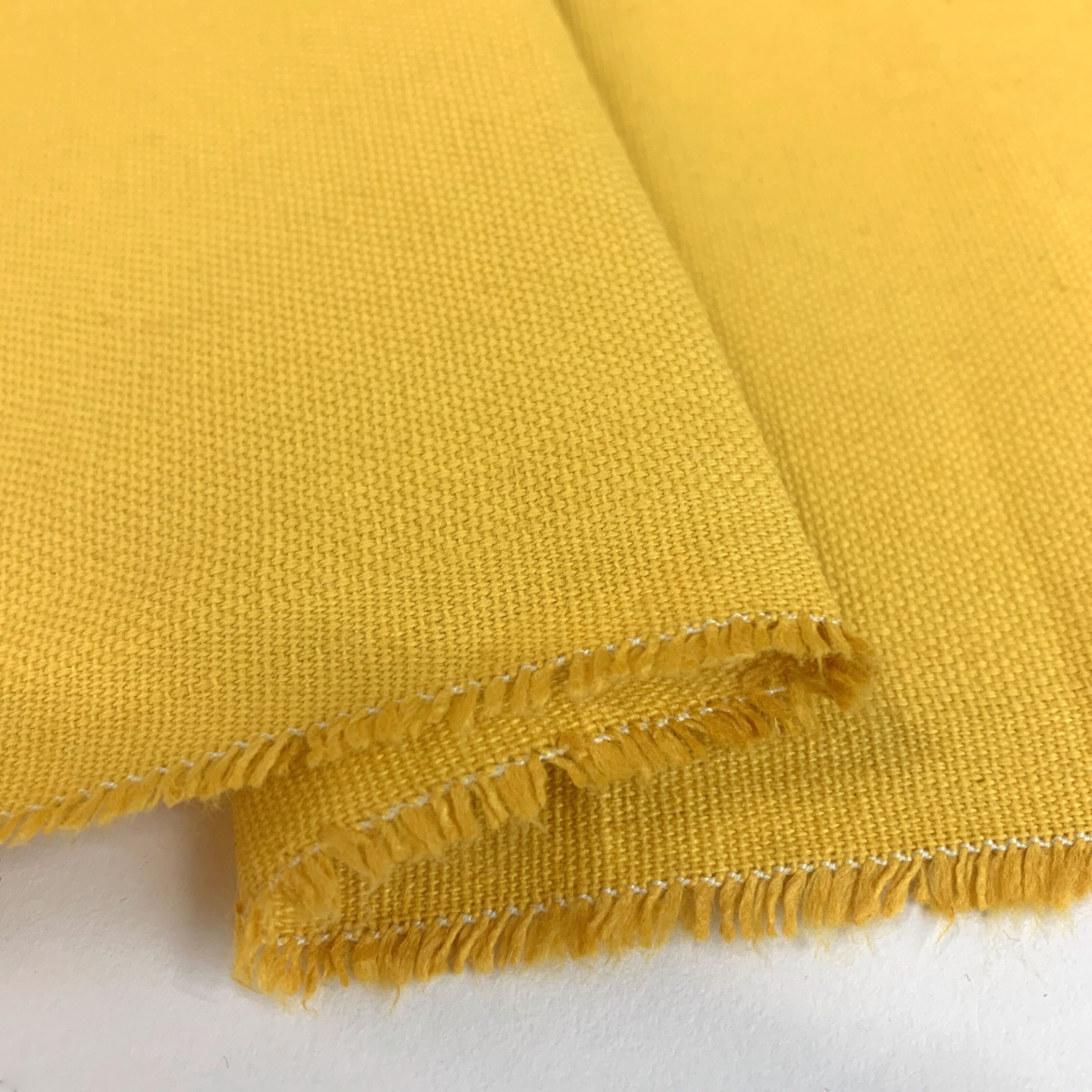 Classic Cotton Canvas Fabric | Sand Yellow