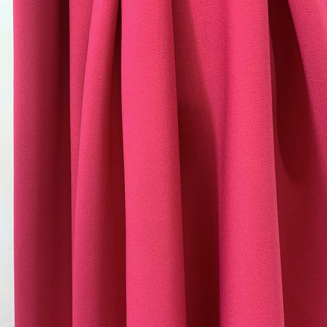 Not The Only Fruit - Cerise - Polyester Elastane Trousering Fabric - Drape