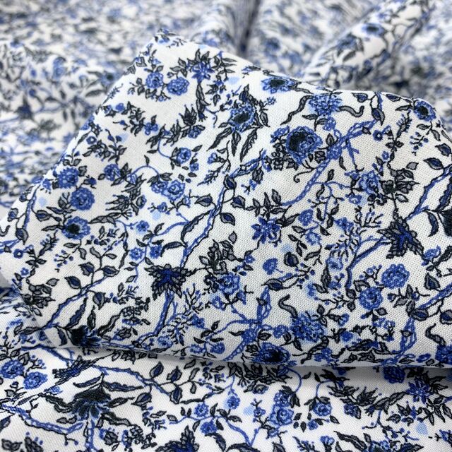 Remnant - Tencel Lawn - Blue Star (1.08m)