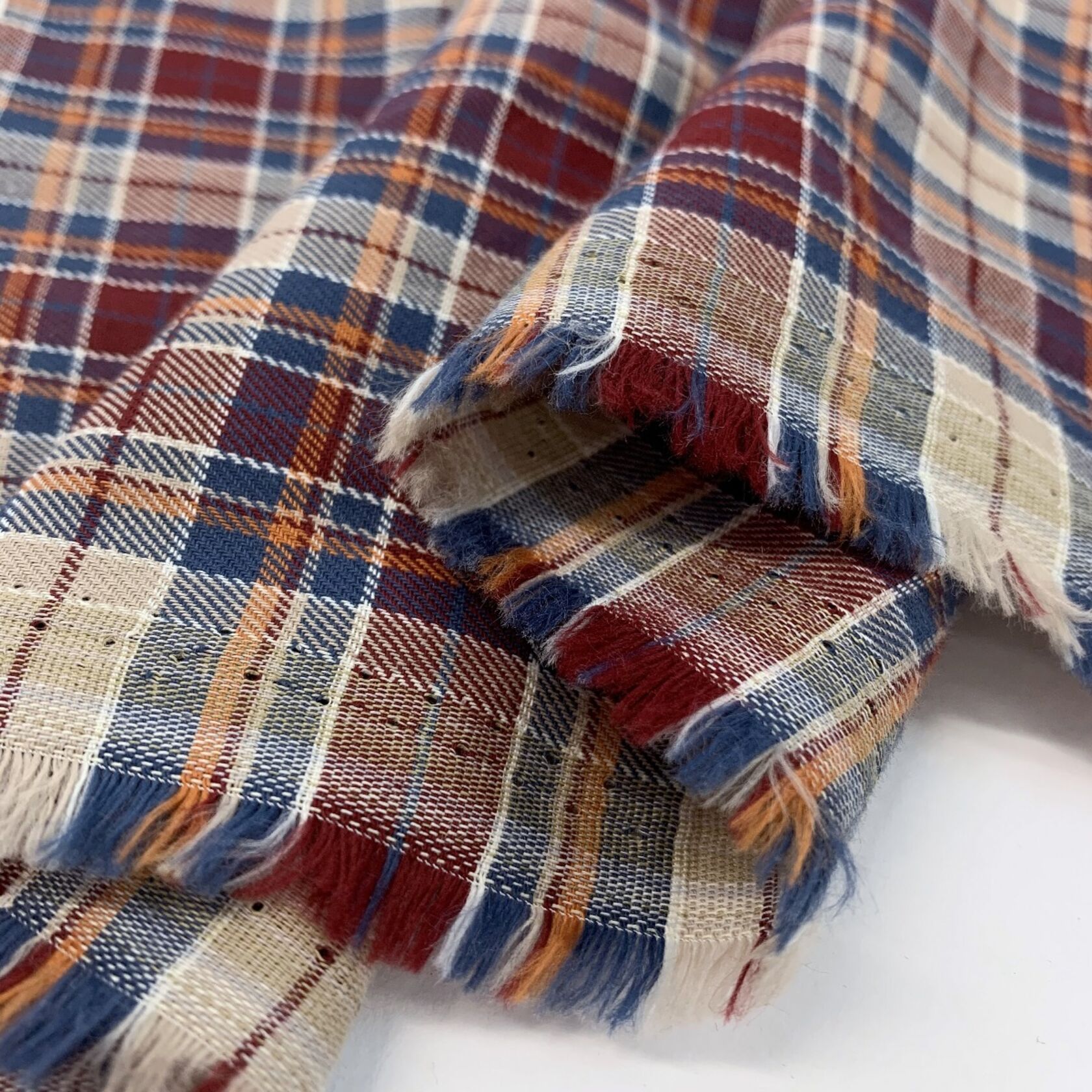Cotton Flannel Shirting Fabric Brushed Tartan Glenmuir