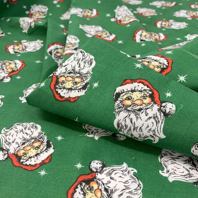 Christmas Poly/Cotton - Father Christmas