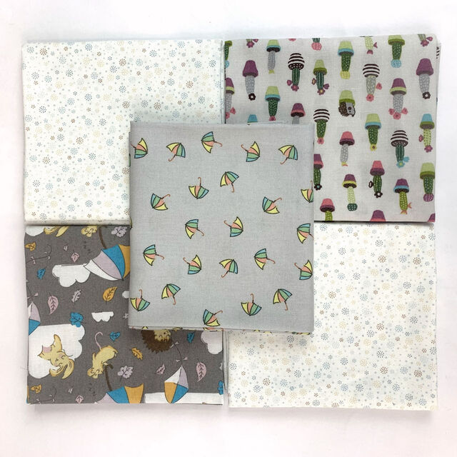 Stof Fabric Fat Quarter - Pack 4