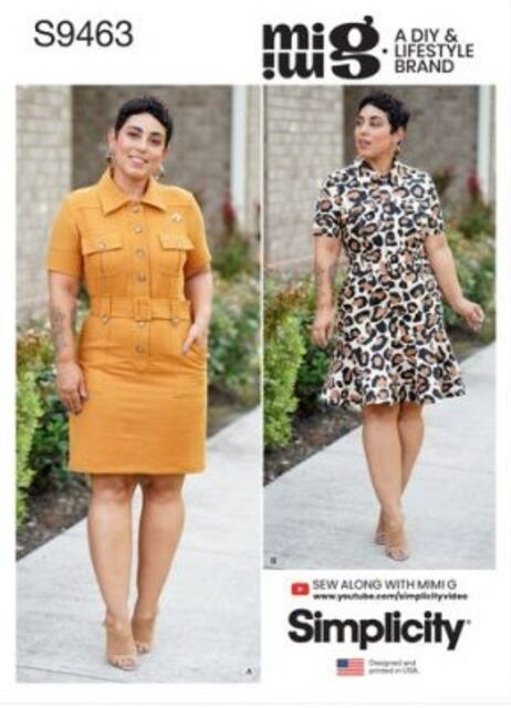 Cotton Shirt Dress Pattern 2