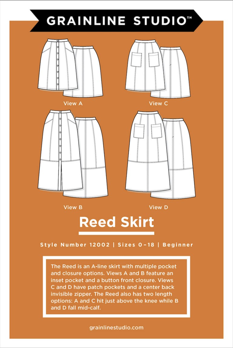 Grainline Studio Reed Skirt Pattern