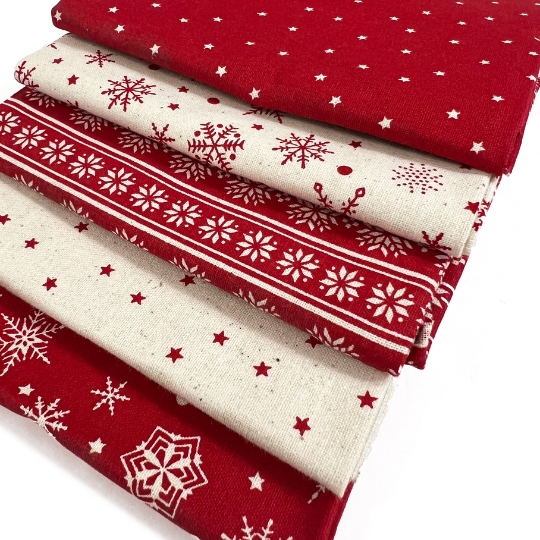 John_Louden_Christmas_Cotton_Fabric_Fat_Quarter_Red_Stars_blog