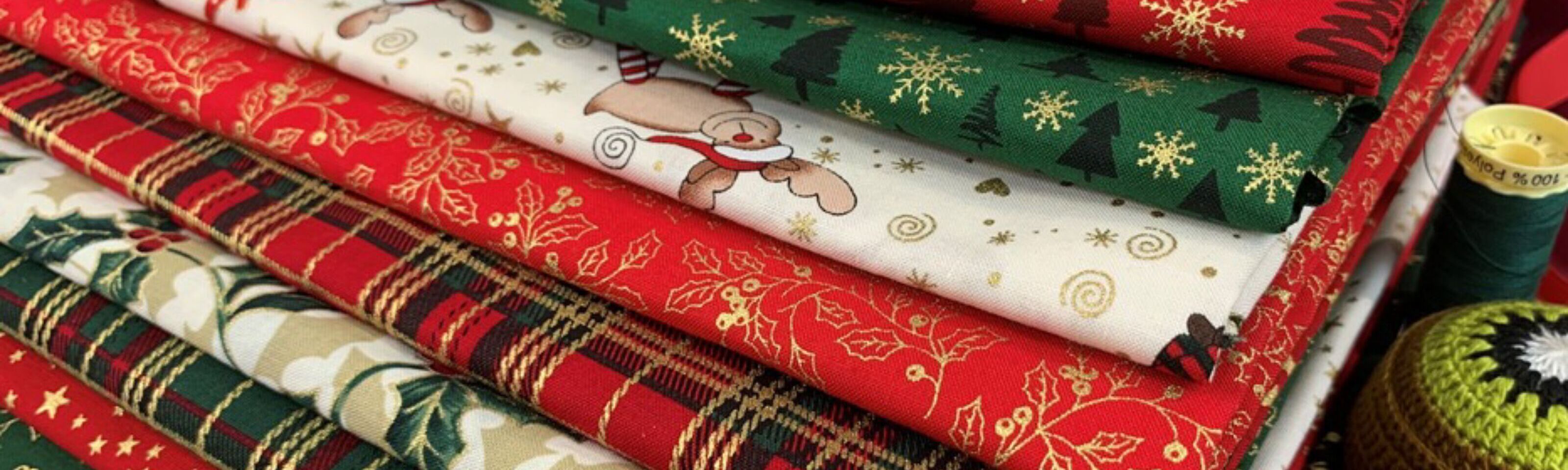 Christmas craft fabrics at Croft Mill UK Online - 2021