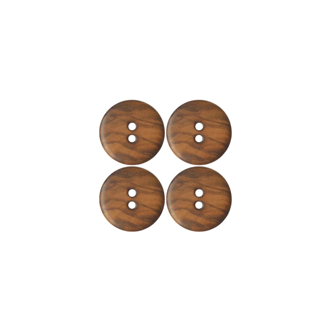 50 Wooden Buttons handmade With Love, Buttons Made of Wood