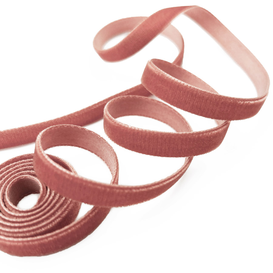 9mm Wide Berisfords Velvet Ribbon 5m Spool