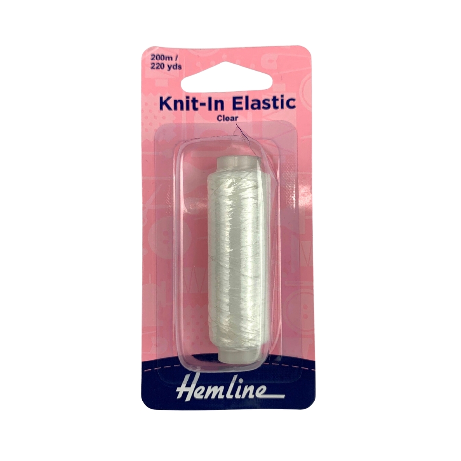 Hemline - Knit-In Elastic Thread - Clear