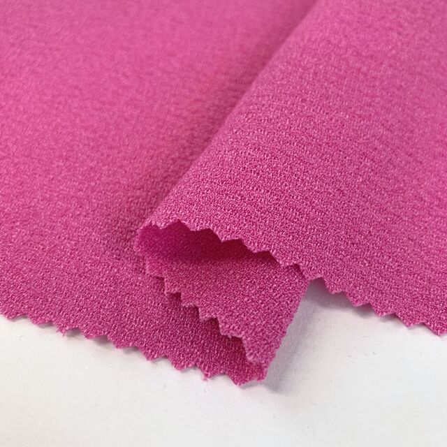 Barca Crepe - Pink - Polyester Crepe Dress Fabric - Fold