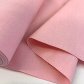 Finest chambray pink - lightweight cotton fabric - fold