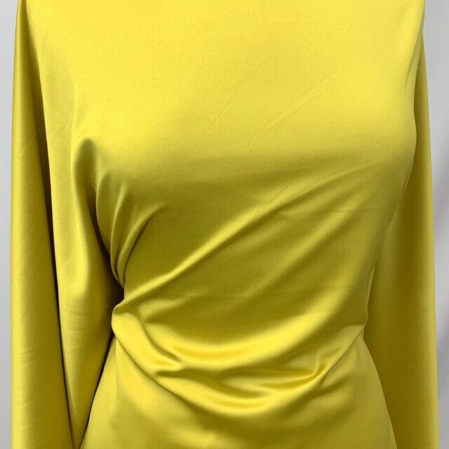 Remnant - Satin Crepe - Gold (2m)