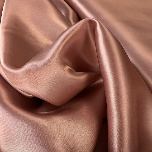 Bemberg Cupro Pink Cellulose Fibre Lining Fabric Blush Close up