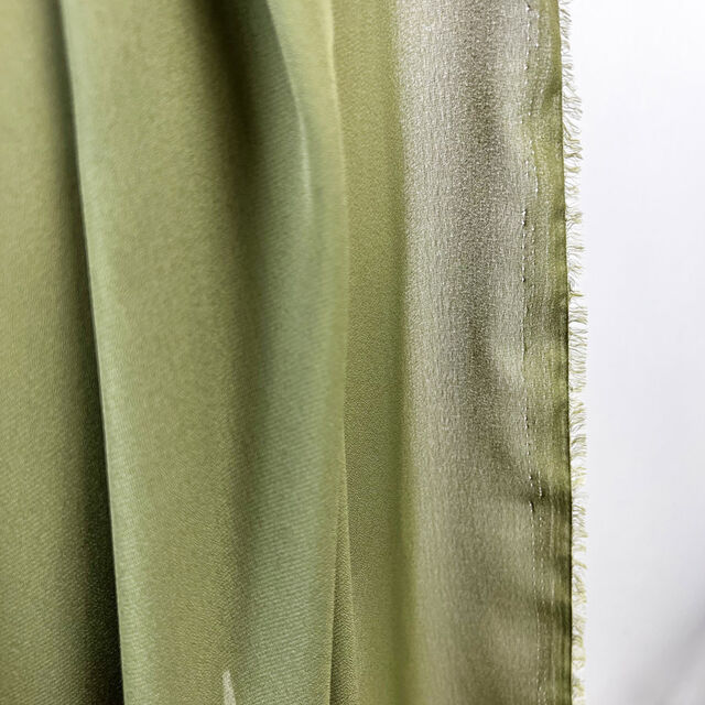 Remnant - Georgette Dress Fabric - Fern Green (1m)