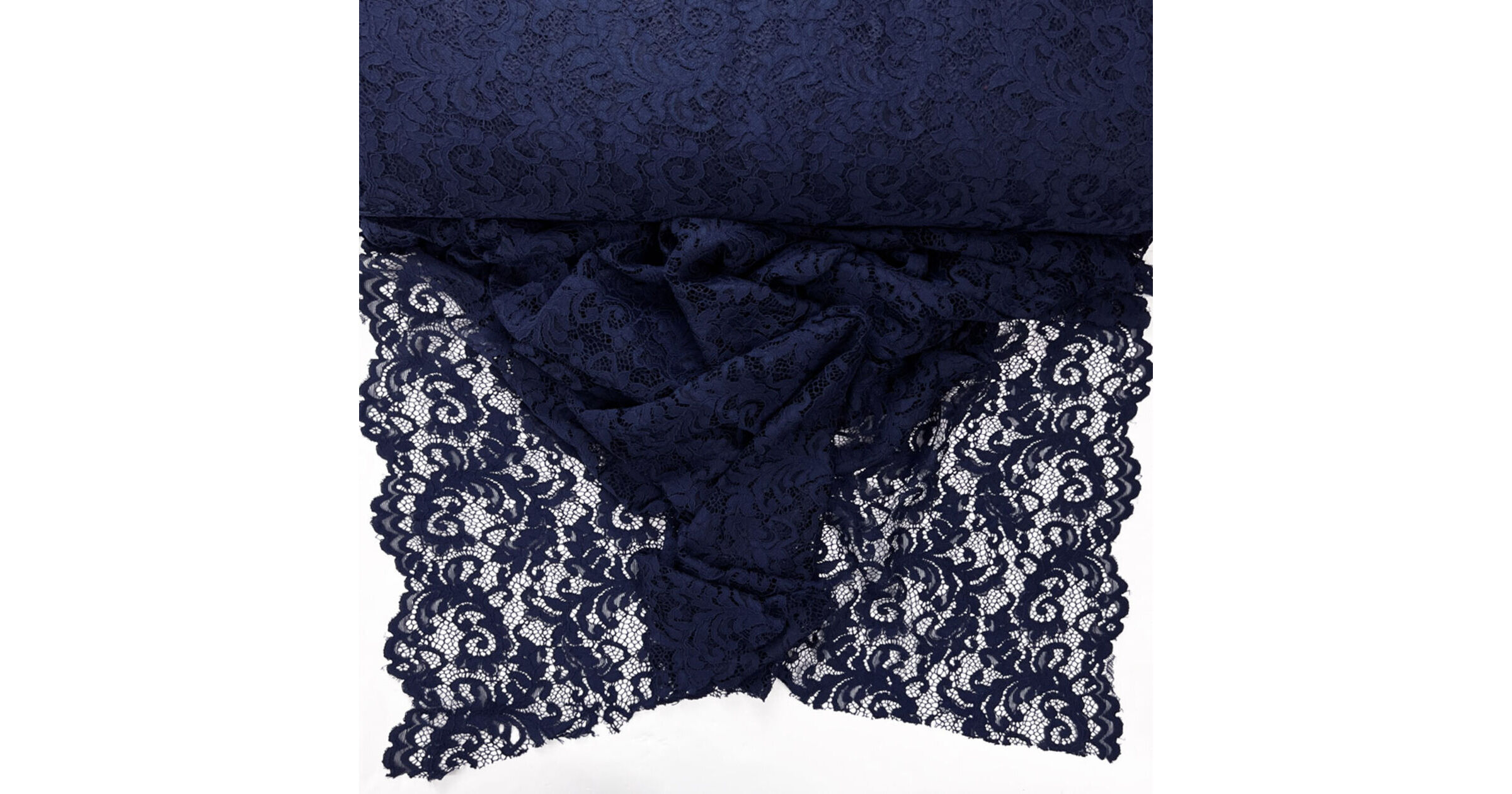 Blue lace material sale