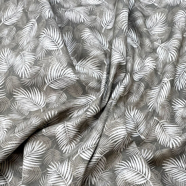 Poplin Print - Maui - Taupe