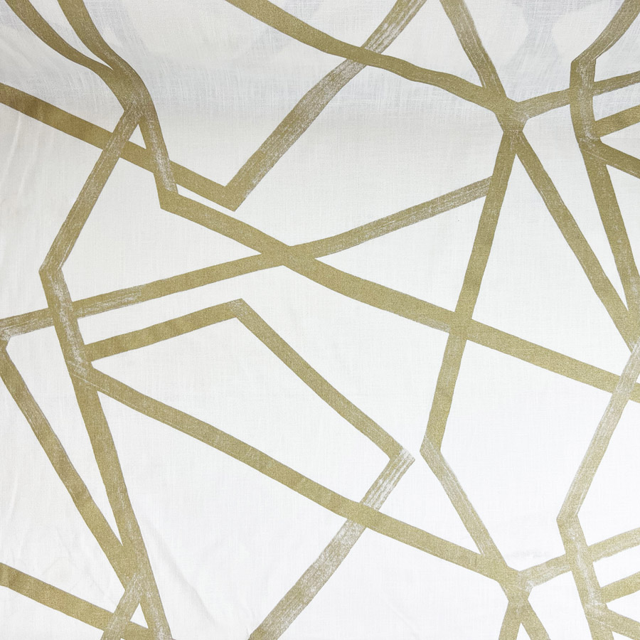 Harlequin Sumi Viscose Linen Soft Furnishing Fabric - Gold Harlequin Sumi Viscose Linen Soft Furnishing Fabric - Gold
