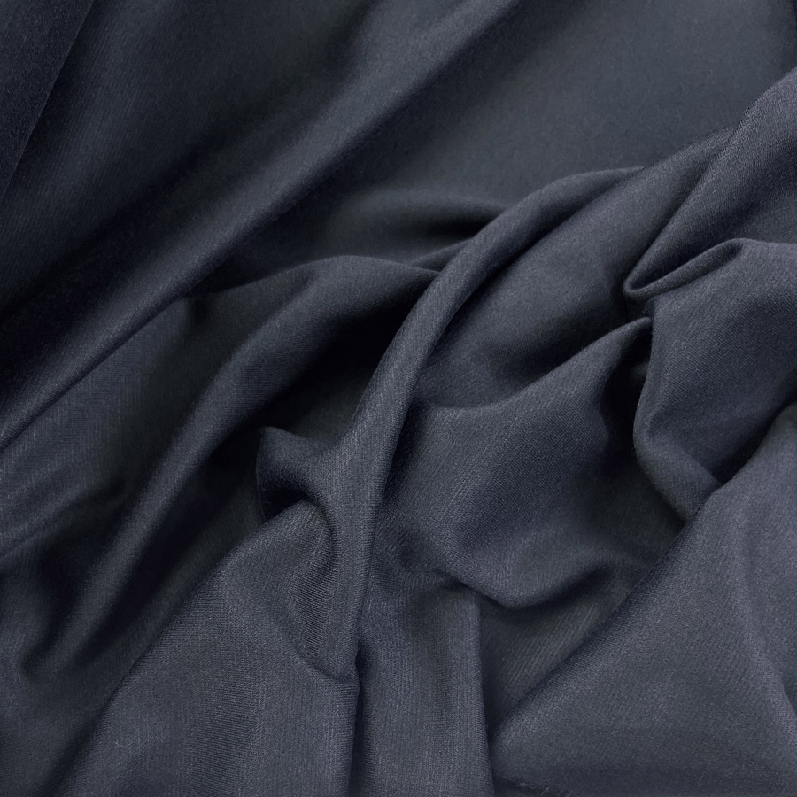 Viscose Poly Elastane Fabric  Changing Times - Midnight Ponte