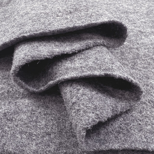 Pure Luxury - Boiled Wool - Grey Marl