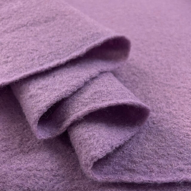 Remnant - Pure Luxury - Boiled Wool - Lilac (1.65m)