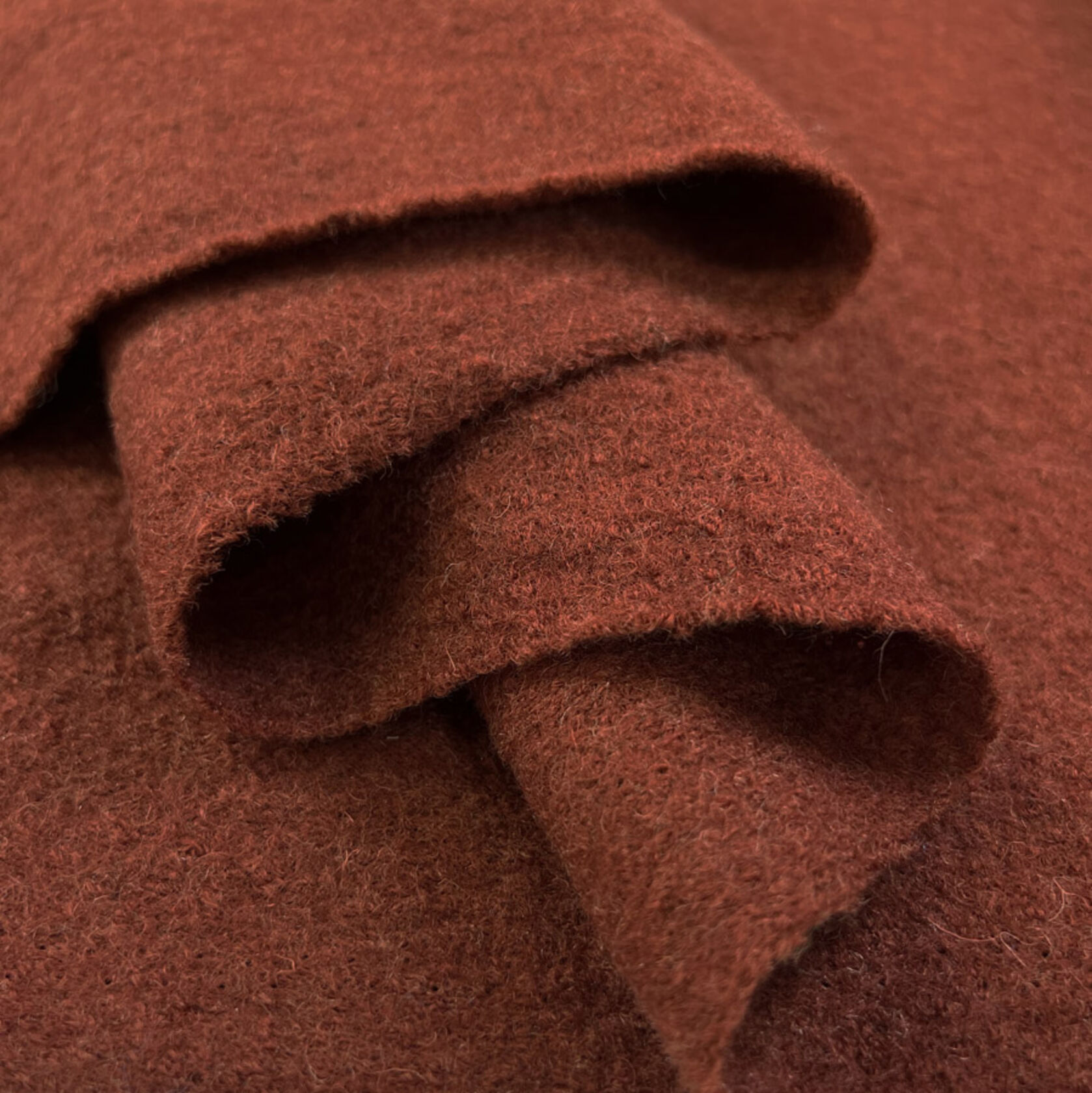 Rust wool coat outlet