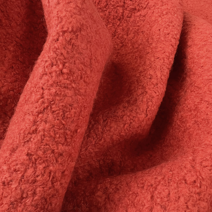 Poly/Wool Blend Knitted Coating Fabric