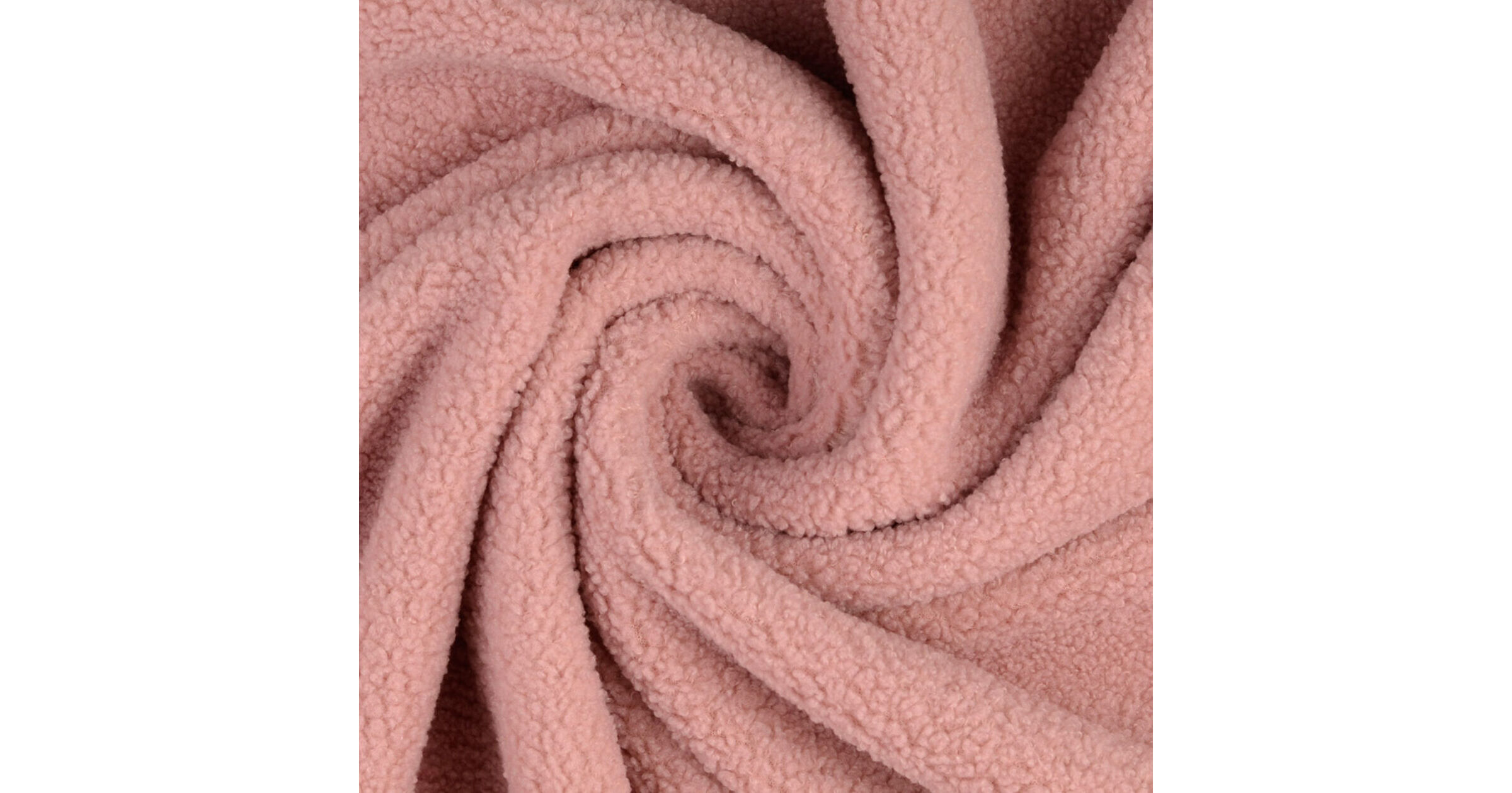 Dusky pink teddy coat top