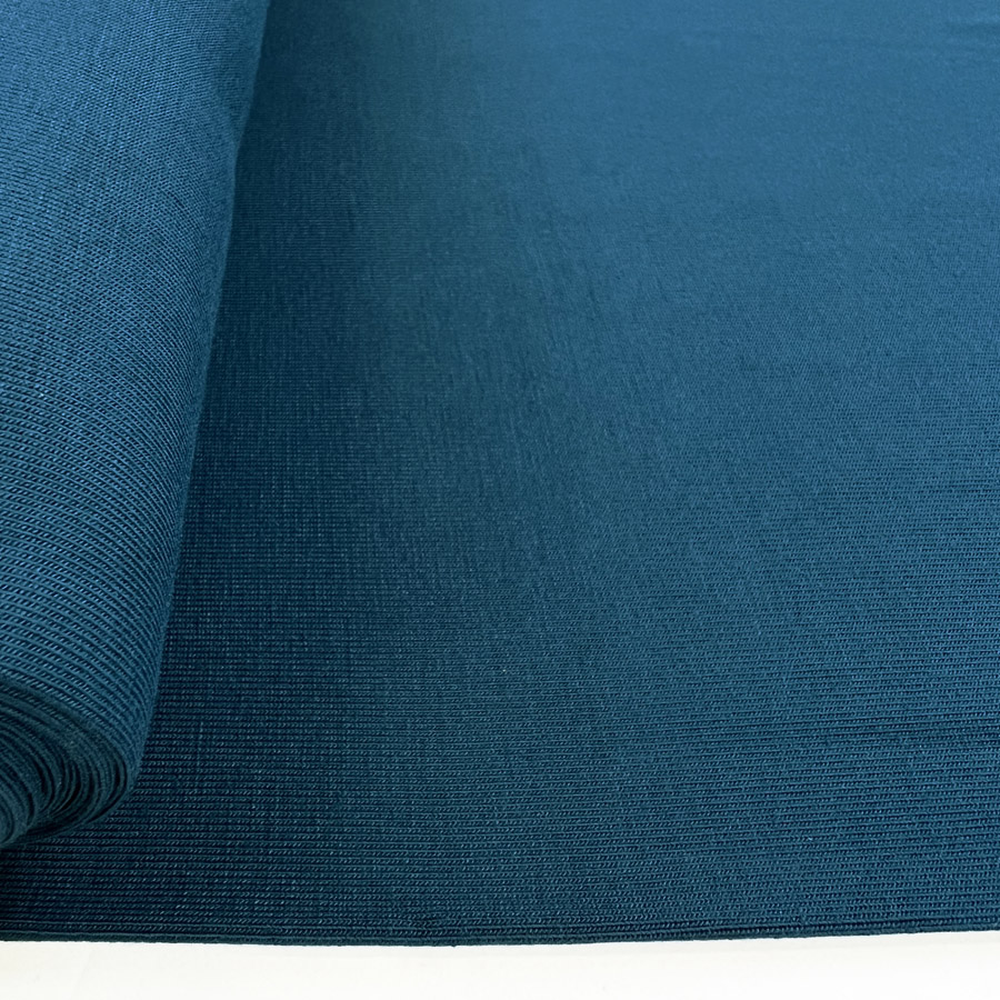 Mineral Blue Bamboo Jersey Dress Fabric - Dragonfly Fabrics UK