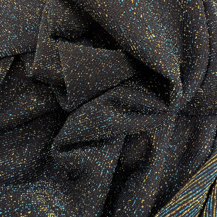Black stretch online jersey fabric