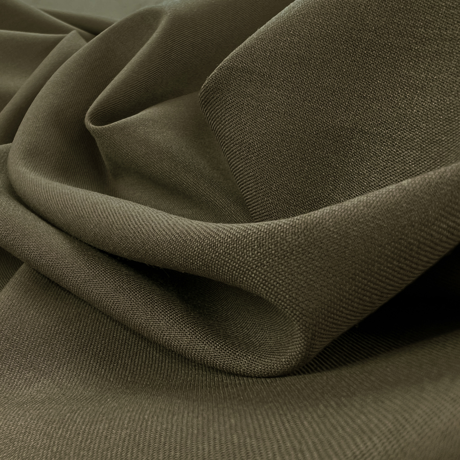 Jeremy_Olive_Green_Plain_Wool_Suiting_Fabric_CU