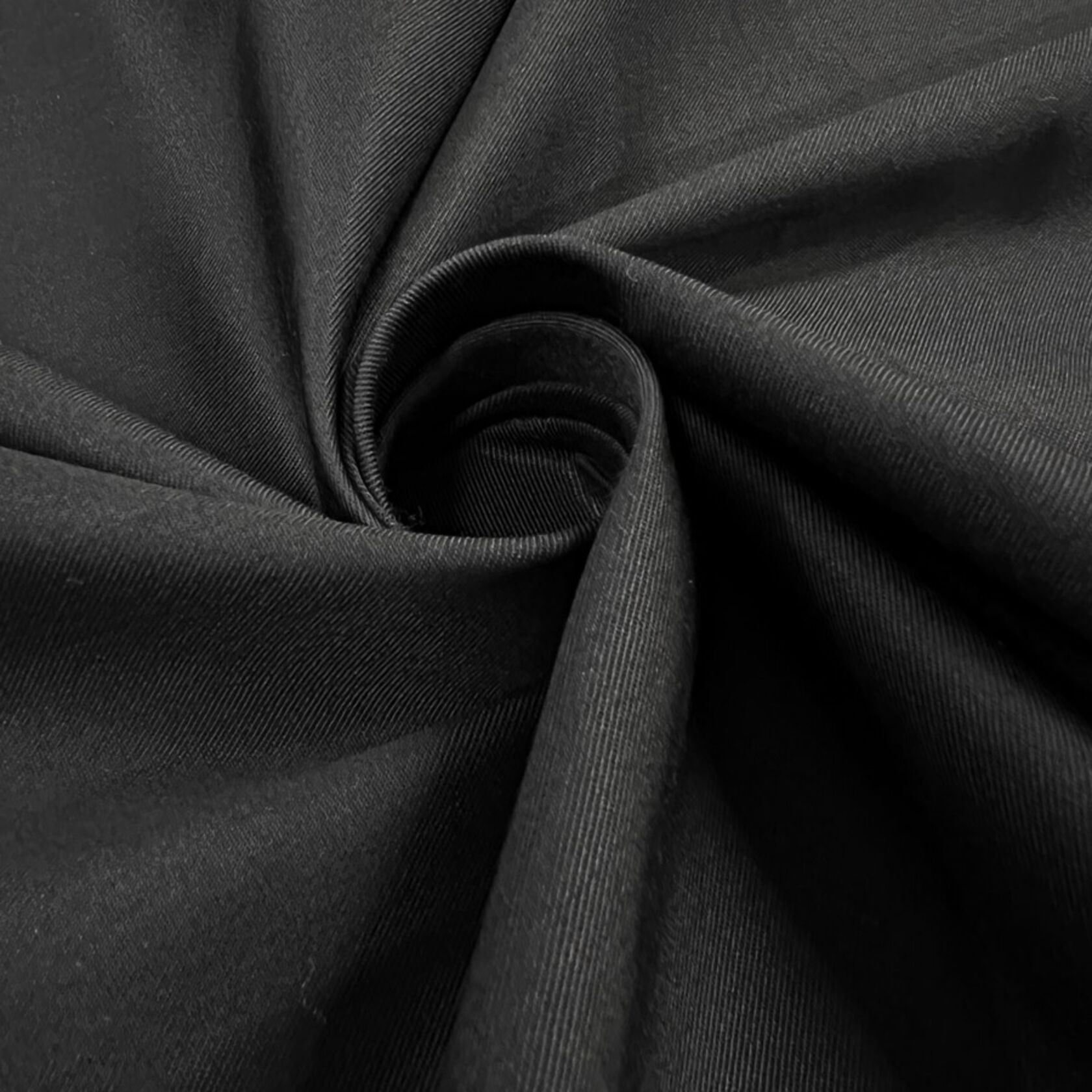 Black Polyester Viscose Suiting Dress Fabric Halloween