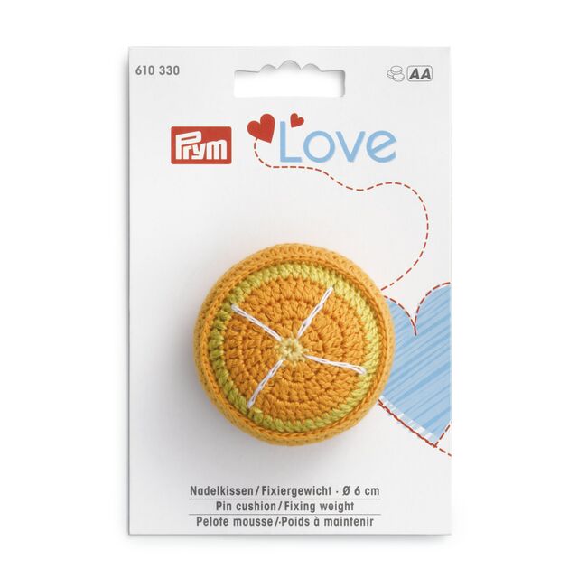 Prym Love - Pin Cushion/Fixing Weight - Orange