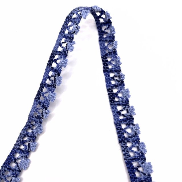 Crochet Stretch Lace - Blue