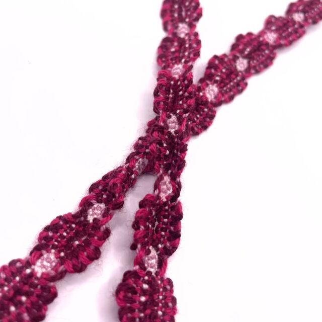 Crochet Stretch Lace - Plum