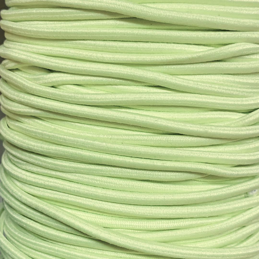 Elastic Round Cord Pale Green 2.5mm