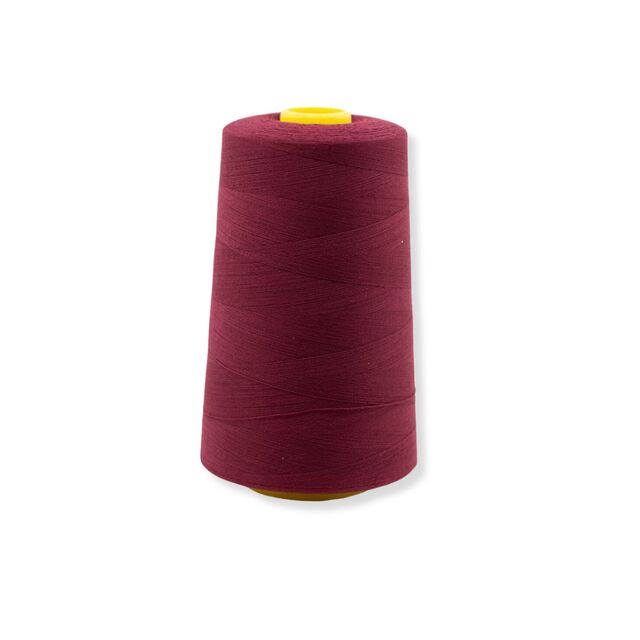 Polyester Overlocking Sewing Machine Thread Cone - Wine (5000m)