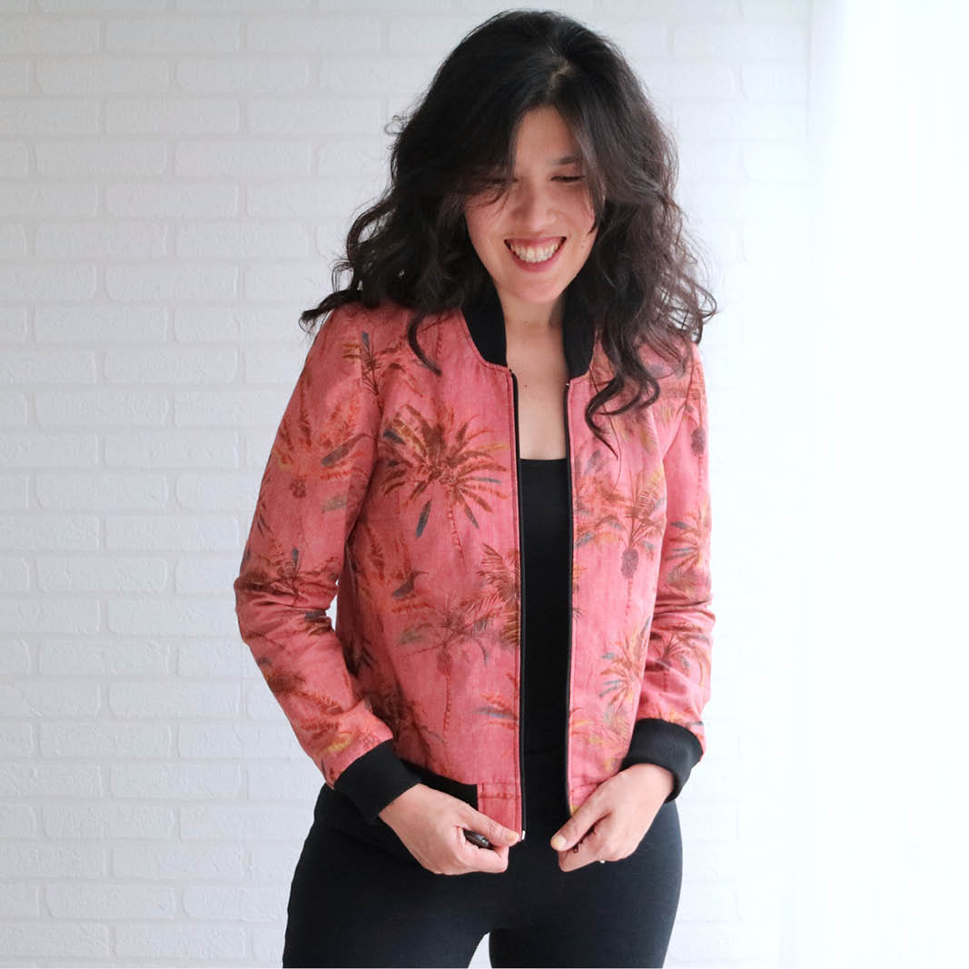 Amelia Bomber Jacket Paper Sewing Pattern Wardrobe By Me