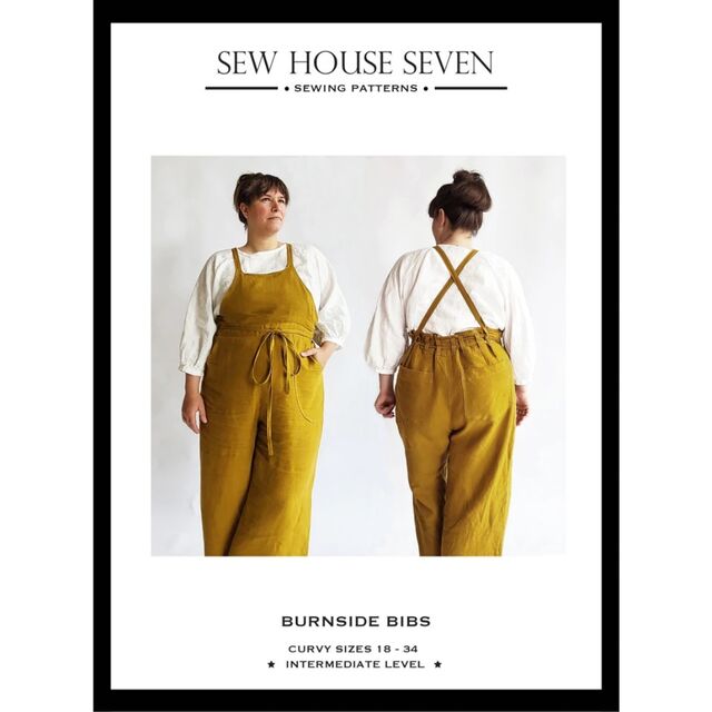 Sew House Seven - Curvy Burnside Bibs Pattern (Sizes 18-34)
