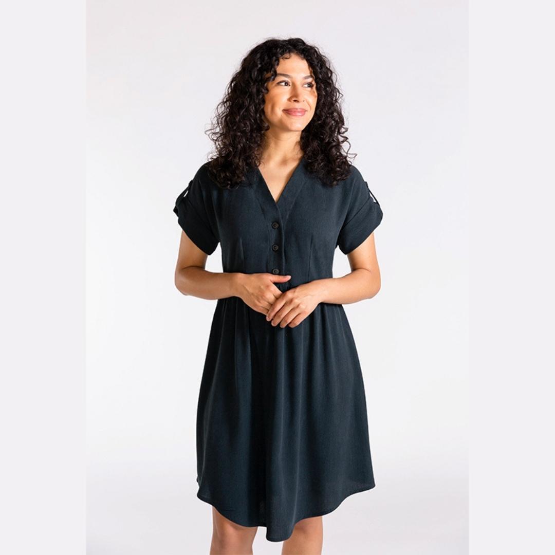 Fringe Dress Blouse Paper Sewing Pattern Chalk Notch