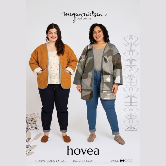 Megan Nielsen - Hovea Curve Jacket & Coat Pattern (US 14-34)