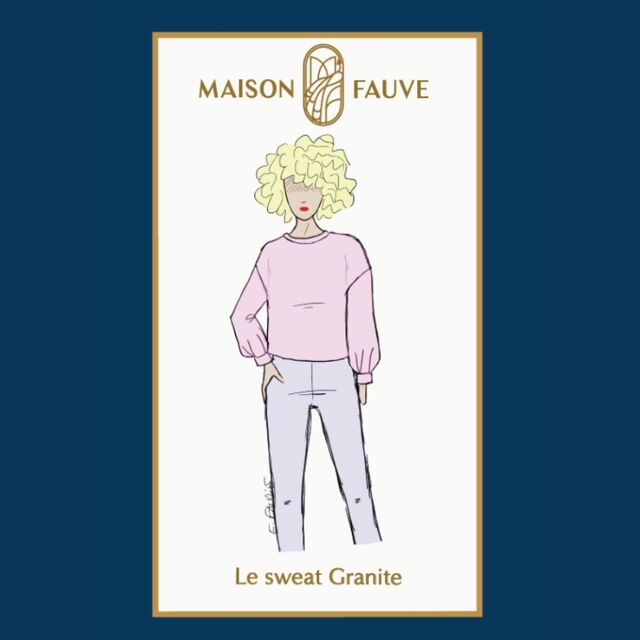 Maison Fauve - Granite Sweatshirt Pattern
